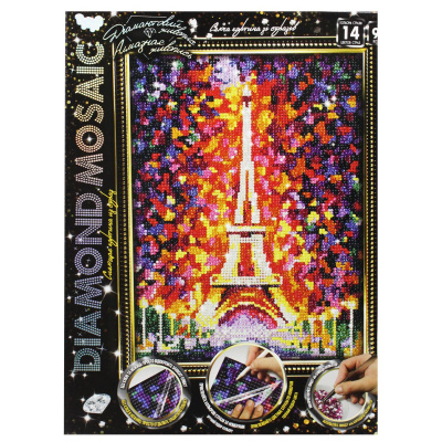 Алмазна мозаїка DIAMOND MOSAIC. Ейфелева вежа Dankotoys DM-03-01,02,03,04,05...10