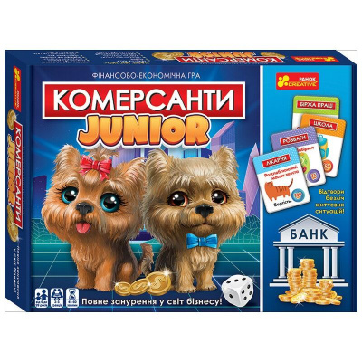 Настільна гра Комерсанти. Junior Ранок 10120162У