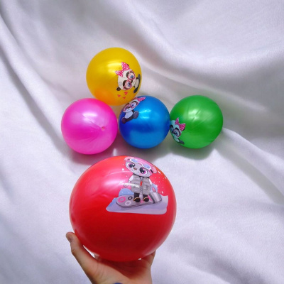 Мʼячик гумовий Тваринки 23 см (жовтий) MIC BT-PB-0200