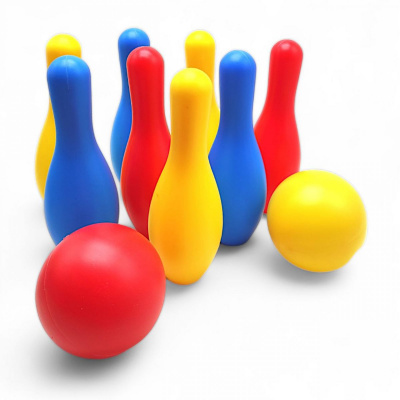 Игровой набор Боулинг, 8 кегль, 2 шара MIC 9288