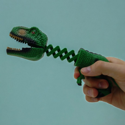Іграшка-кусачка Динозавр Тиранозавр (зелений) Huijixing toys HC290