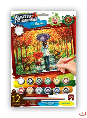 Картина за номерами Осінь Dankotoys KN-03-04