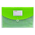 Папка на резинці А4 DL5226 4 відділення Зелений