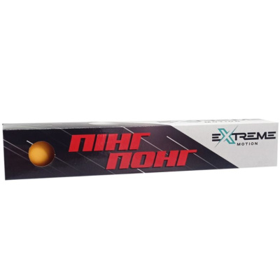 Мʼячі для настільного тенісу eXtreme motion 4 см, 6 штук MIC TT24183
