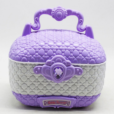 Набір косметики в скриньці Little princess, фіолетовий Ouguan 2622B