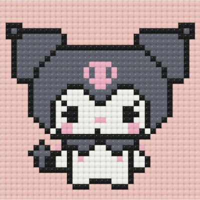 Алмазна мозаїка (міні) Куромі (Kuromi), 10х10 см Origami ODM0102