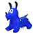 Дитяча іграшка-стрибун "Собачка" MS 4161(Blue) гума, до 20 кг