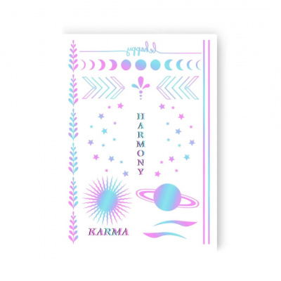 Тимчасові тату-перебивки Harmony mood голограма Tattooshka LB-186