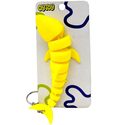 Брелок (3D друк) Flexi Shark / Акула Keychain (мікс видів) OYTOY 5032100