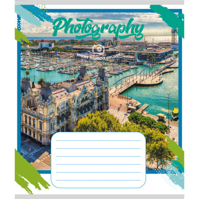 Зошит загальний "Фотографія" 096-959044K-2 в клітинку, 96 аркушів