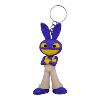 3D Брелоки FLEXI JAX (The Amazing Digital Circus) / ДЖАКС ЦИФРОВИЙ ЦИРК KEYCHAIN, 3D друк OYTOY 05069100