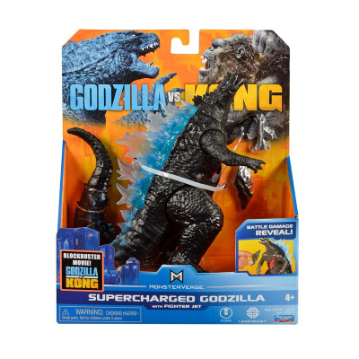 Фігурка Godzilla vs Kong - Ґодзілла з суперенергією та винищувачем Godzilla vs. Kong 35310