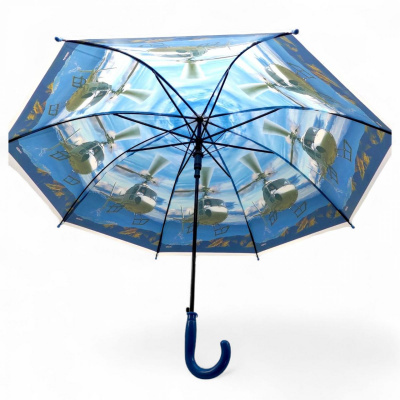 Парасолька, довжина - 67 см; діаметр купола -  (БЛАКИТНА) MIC д6001/0