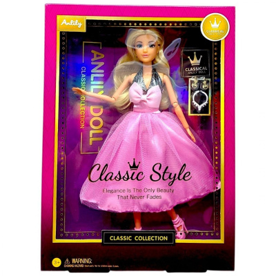 Лялька pink dress, серія classic Anlily MIC 616525