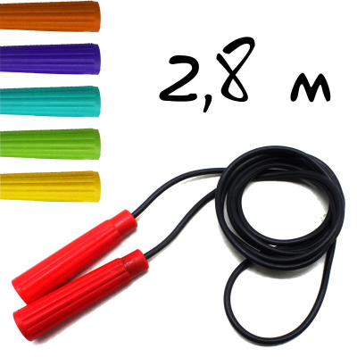 Скакалка Чорна, 2,8 м, Ціна за 10 штук M-toys S0024