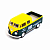 Дитяча колекційна машинка KT5396W інерційна  Yellow