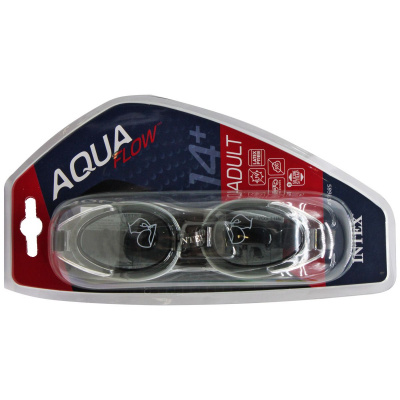 Окуляри для плавання Aqua Flow 14+ (чорно-білі) Intex 55685