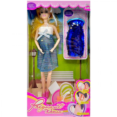 Лялька Pregnant Women 29 см (СИНЯ) MIC PX228-B