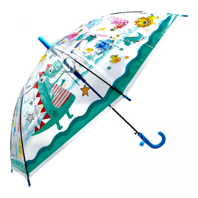 Парасолька зі свистком дитяча ДИНОЗАВРИК (85 см.), БЛАКИТНИЙ MIC C66359