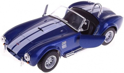 Дитяча колекційна машинка SHELBY COBRA KT5322W інерційна  Синій