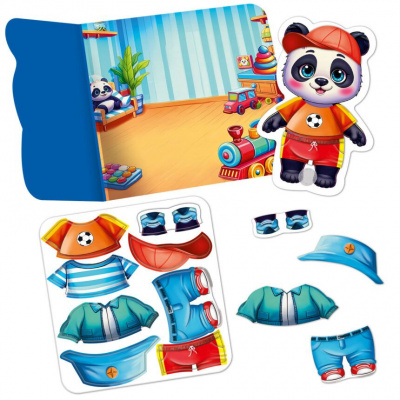 Гра розвиваюча Vladi Toys з липучками Панда Vladi Toys VT1320-06