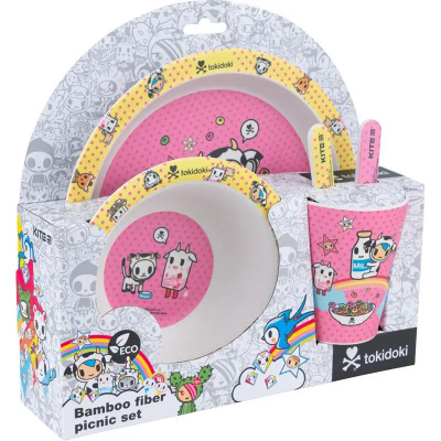 Набір посуду з бамбуку tokidoki (5 предметів) Kite TK22-313