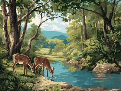 Картина за номерами - Зелені легенди природи ©art_selena_ua Ideyka KHO6977