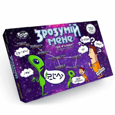 Велика настільна гра Зрозумій мене (Зрозумій мене) (укр) Dankotoys DTG18u