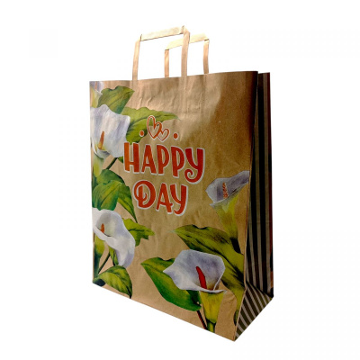 Пакет паперовий з ручками бурий 32х15х38 Bourgeois 323815-35