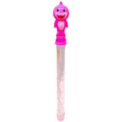 Райдужні бульбашки з фігуркою BABY SHARK (РОЖЕВИЙ) 37 см MIC BIGRP100