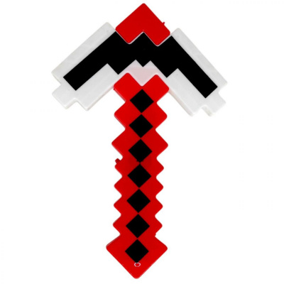 Кирка (кайло) Minecraft/Майнкрафт, 34 см, червона MIC C74047