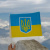Прапор України з тризубом 45 х 30 см автомобільний MIC 20-7