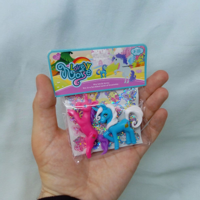 Гумові фігурки Поні та єдинороги, 2 штуки Osboo Toys 761544BT