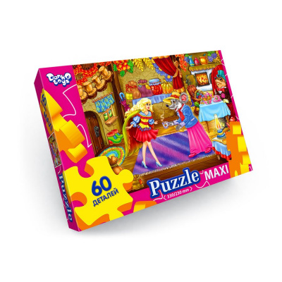 Пазли Maxi Дюймовочка, 60 елементів Dankotoys Mx60-09-01,02,03,04...16