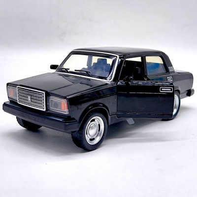 Машина металева АВТОПРОМ 1:32-36 Lada 2107 (СІРА) Автопром 7645