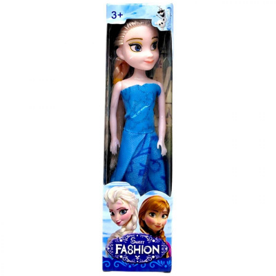 Лялька в стилі казкової принцеси FROZEN (БЛАКИТНИЙ) MIC В107