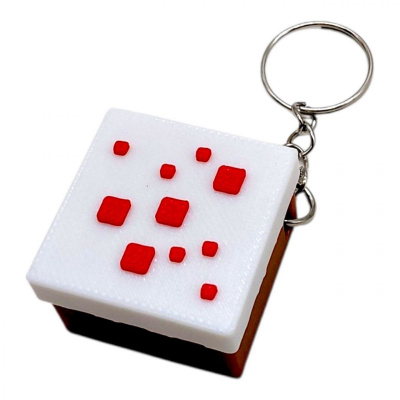 3D Брелоки MINECRAFT / МАЙНКРАФТ CAKE / ТОРТ KEYCHAIN, 3D друк OYTOY 01008100