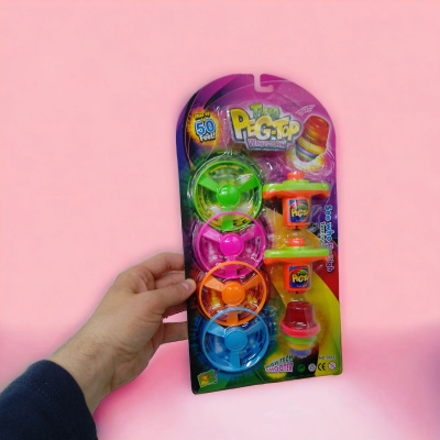 Запускалка Turbo Peg-Top Windstorm на блістері MIC 0864A