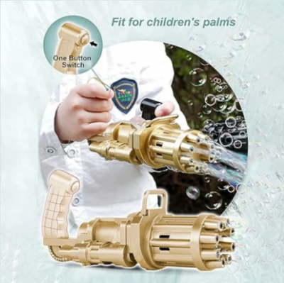 Генератор мильних бульбашок Bubble Gun Blaster "Кулемет" Bambi BB-04893