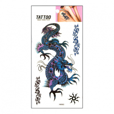 Тимчасове татуювання "Дракон Tattoo" 1020-HM063