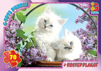Пазли Кошенята, 70 ел Gtoys AN137