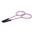 Бадмінтон залізний MS 0755(Pink) ракетки 2 шт, волан, 64,5-20,5 см