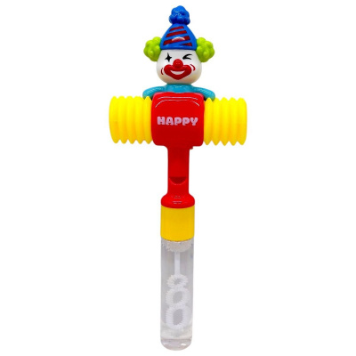 Бульбашки мильні Bubble World з молоточком (ЧЕРВОНО-ЖОВТИЙ) MIC TP302
