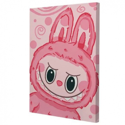 Картина за номерами Pink Labubu 28x40 см Riviera Blanca RB-1167