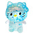 Антистрес жуйка-тягучка Hello Kitty 8 см (БЛАКИТНИЙ) MIC MS-24-11-103