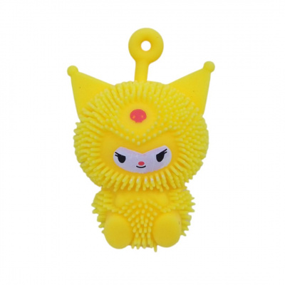 Іграшка-світяшка з петелькою аніме “Kuromi (Куромі)”, 7 см, жовта MIC KA-23-1512
