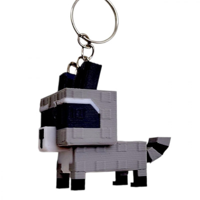 3D Брелоки ROBLOX RACCOON / ЄНОТ GAG KEYCHAIN. РОБЛОКС, 3D друк OYTOY 02001100
