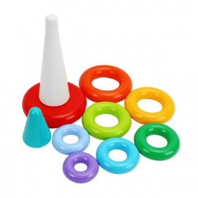 Іграшка «Пірамідка ТехноК» 31 см (9 елементів) Technok Toys 1904