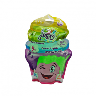 В'язка маса "Fluffy Slime" FLS-02-01U упаковка 500 мл Зелений