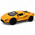 Машинка металева Lamborghini Автопром, інерція, двері, помаранчева Автопром AP74111